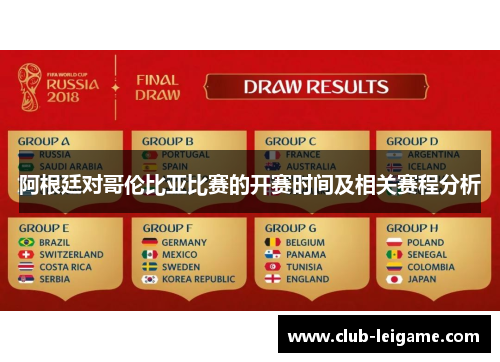 阿根廷对哥伦比亚比赛的开赛时间及相关赛程分析